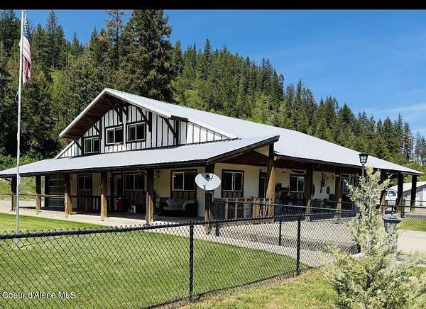 41.2 Acres of Recreational Land with Home for Sale in Priest River, Idaho