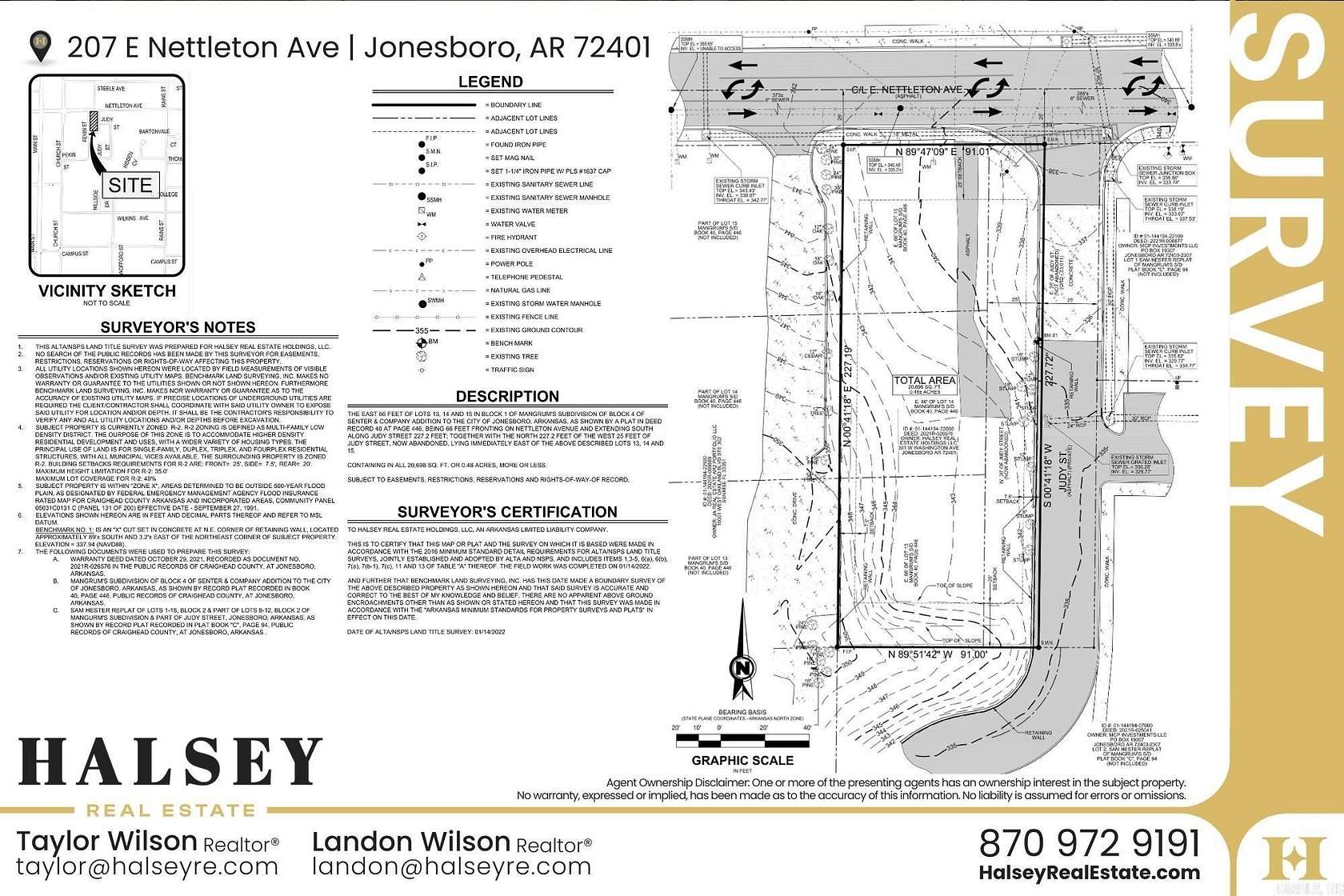 0.48 Acres of Residential Land for Sale in Jonesboro, Arkansas