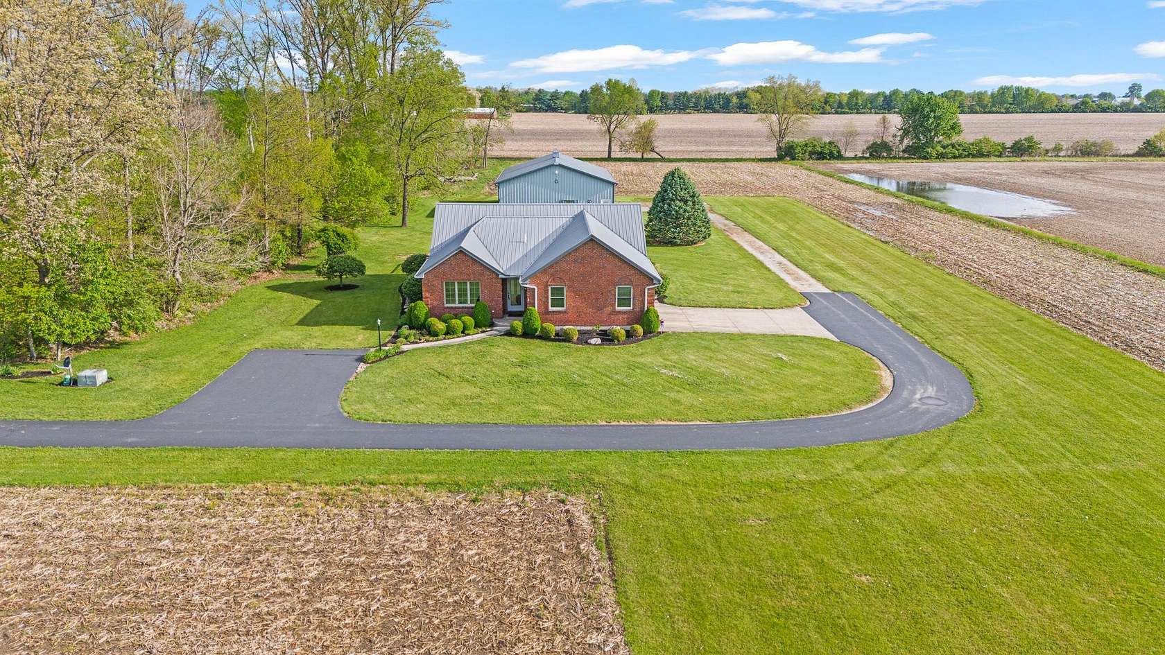 6.3 Acres of Land with Home for Sale in West Milton, Ohio
