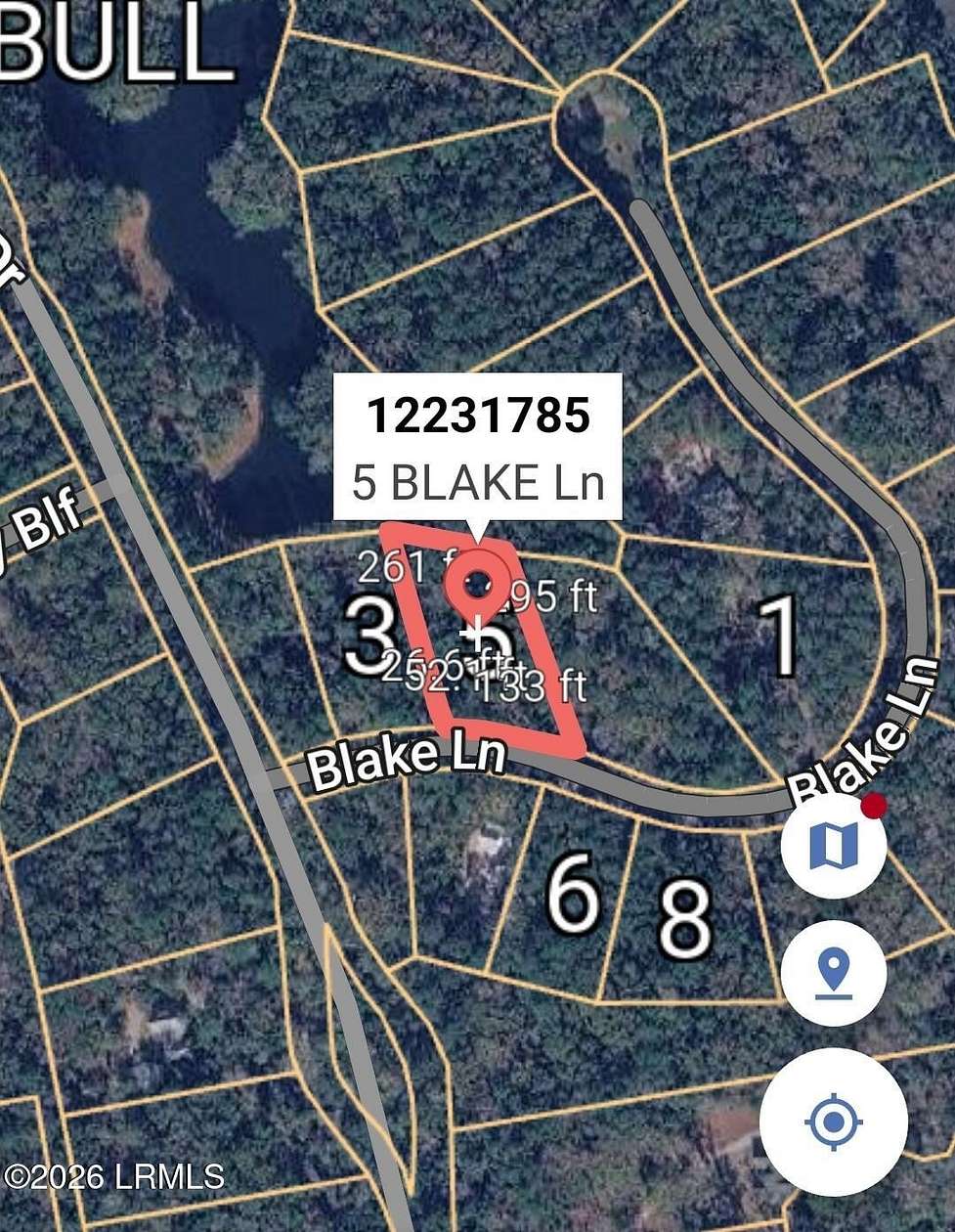 1.1 Acres of Residential Land for Sale in Seabrook, South Carolina