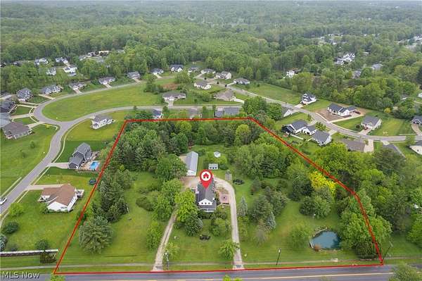 5 Acres of Land with Home for Sale in Garrettsville, Ohio