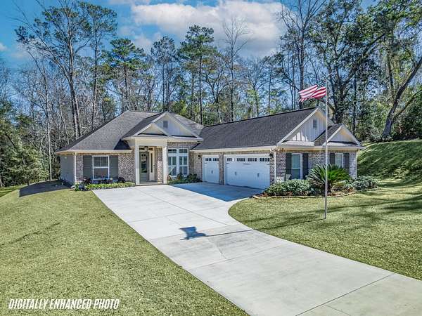 2.16 Acres of Land with Home for Sale in Tallahassee, Florida