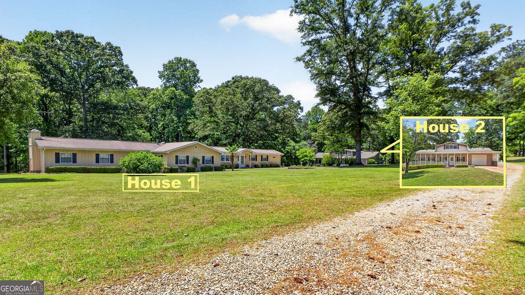 7.63 Acres of Land with Home for Sale in Jackson, Georgia