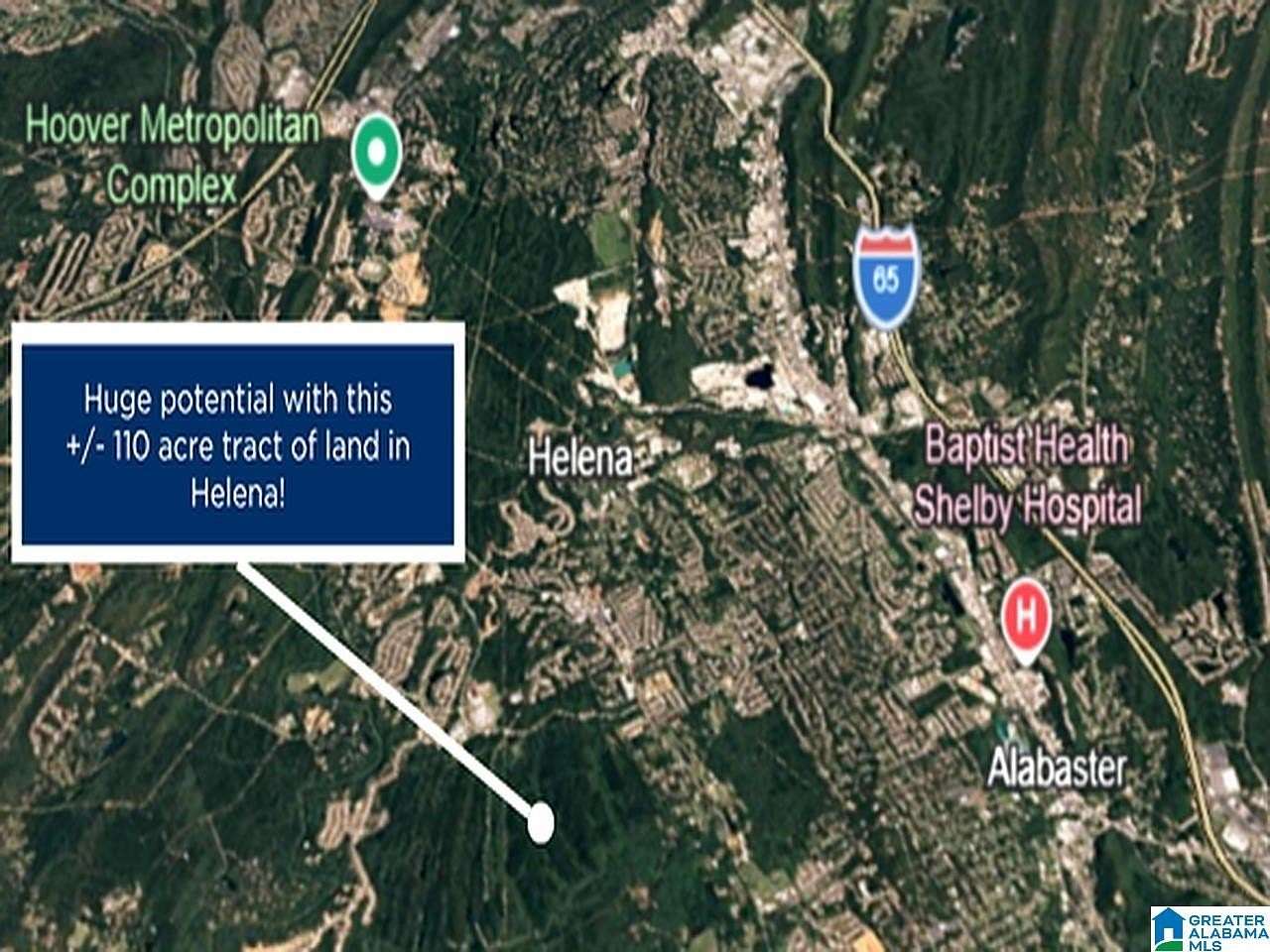 110 Acres of Land for Sale in Helena, Alabama