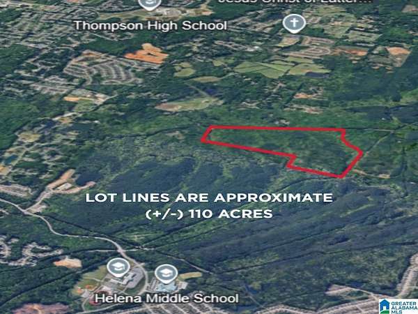 110 Acres of Land for Sale in Helena, Alabama