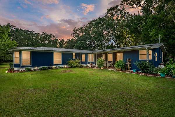 5 Acres of Land with Home for Sale in Alachua, Florida
