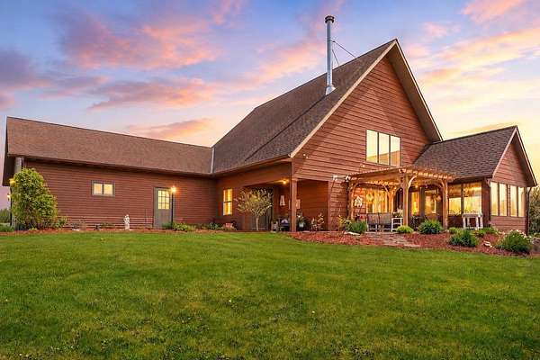 5 Acres of Land with Home for Sale in Brussels, Wisconsin