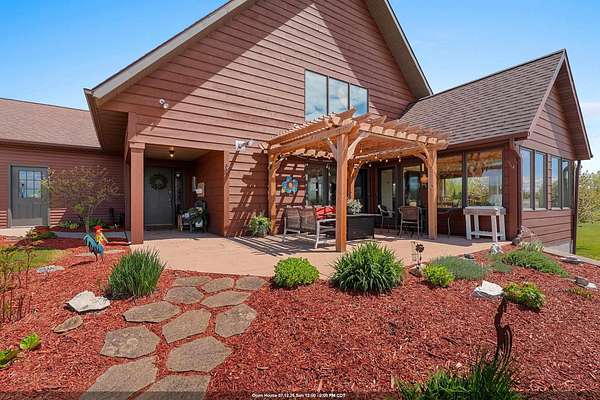 5 Acres of Land with Home for Sale in Brussels, Wisconsin