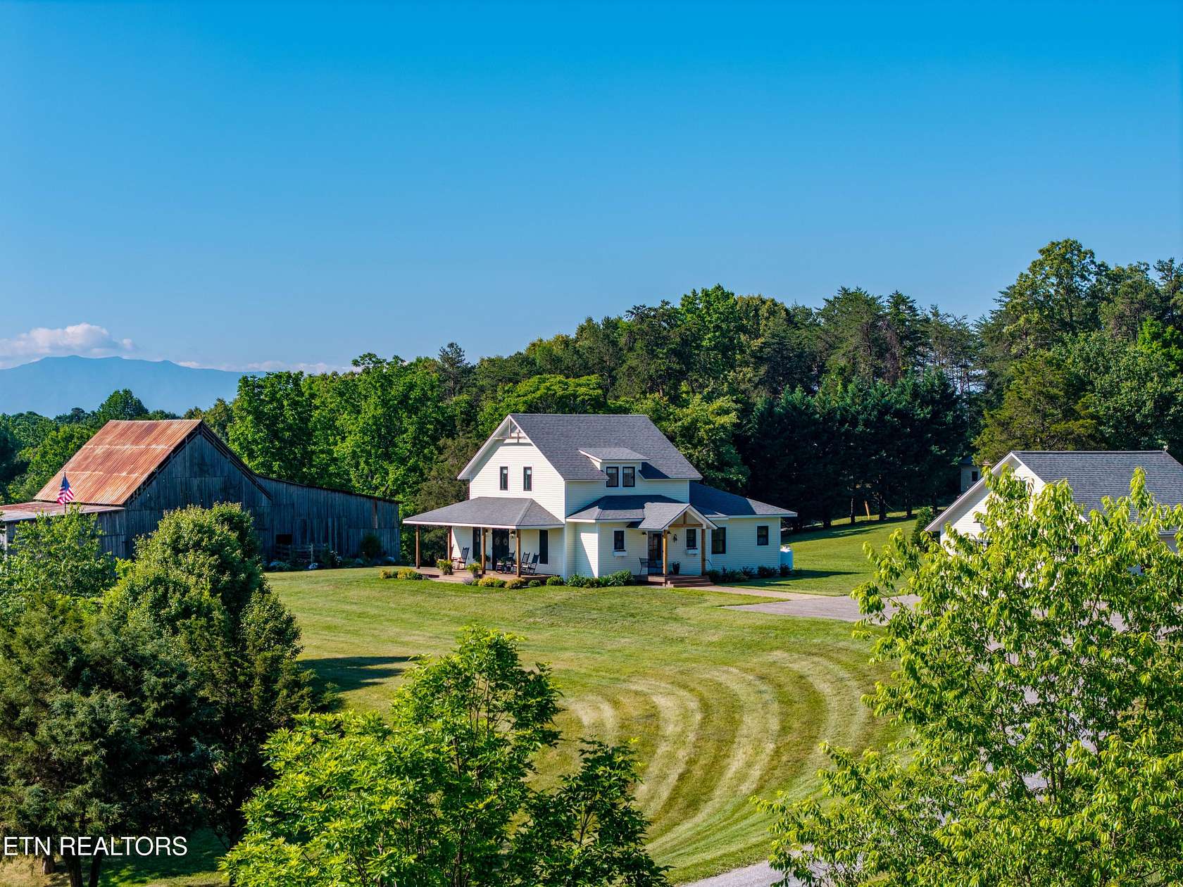 4.69 Acres of Land with Home for Sale in Dandridge, Tennessee