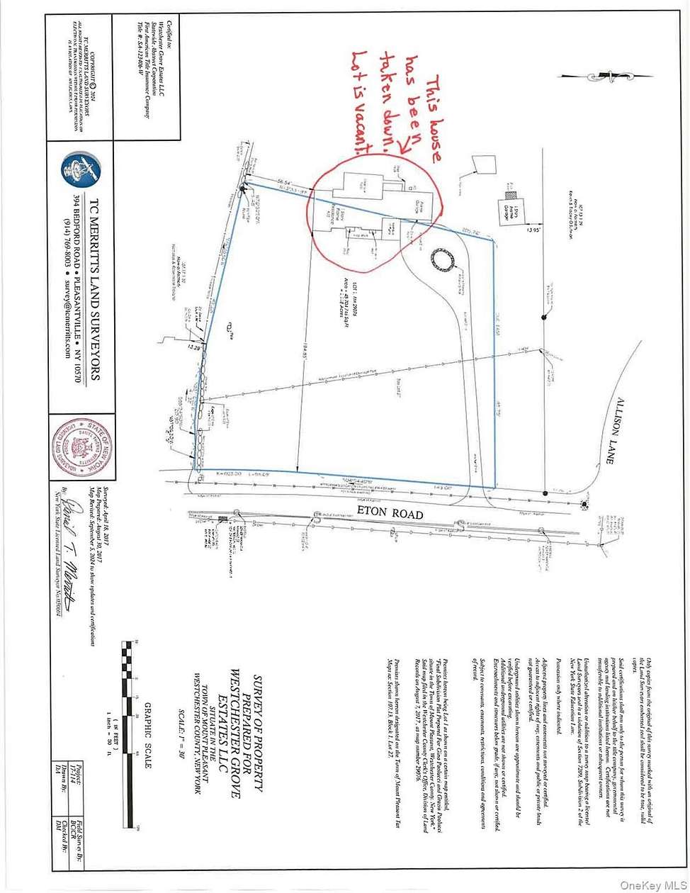 1.12 Acres of Residential Land for Sale in Thornwood, New York