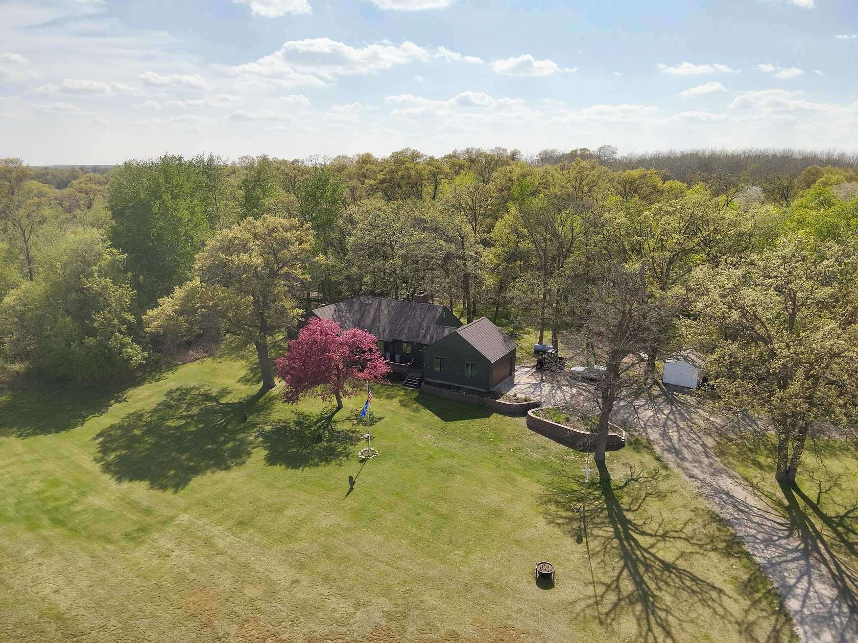 6.84 Acres of Land with Home for Sale in Henning, Minnesota