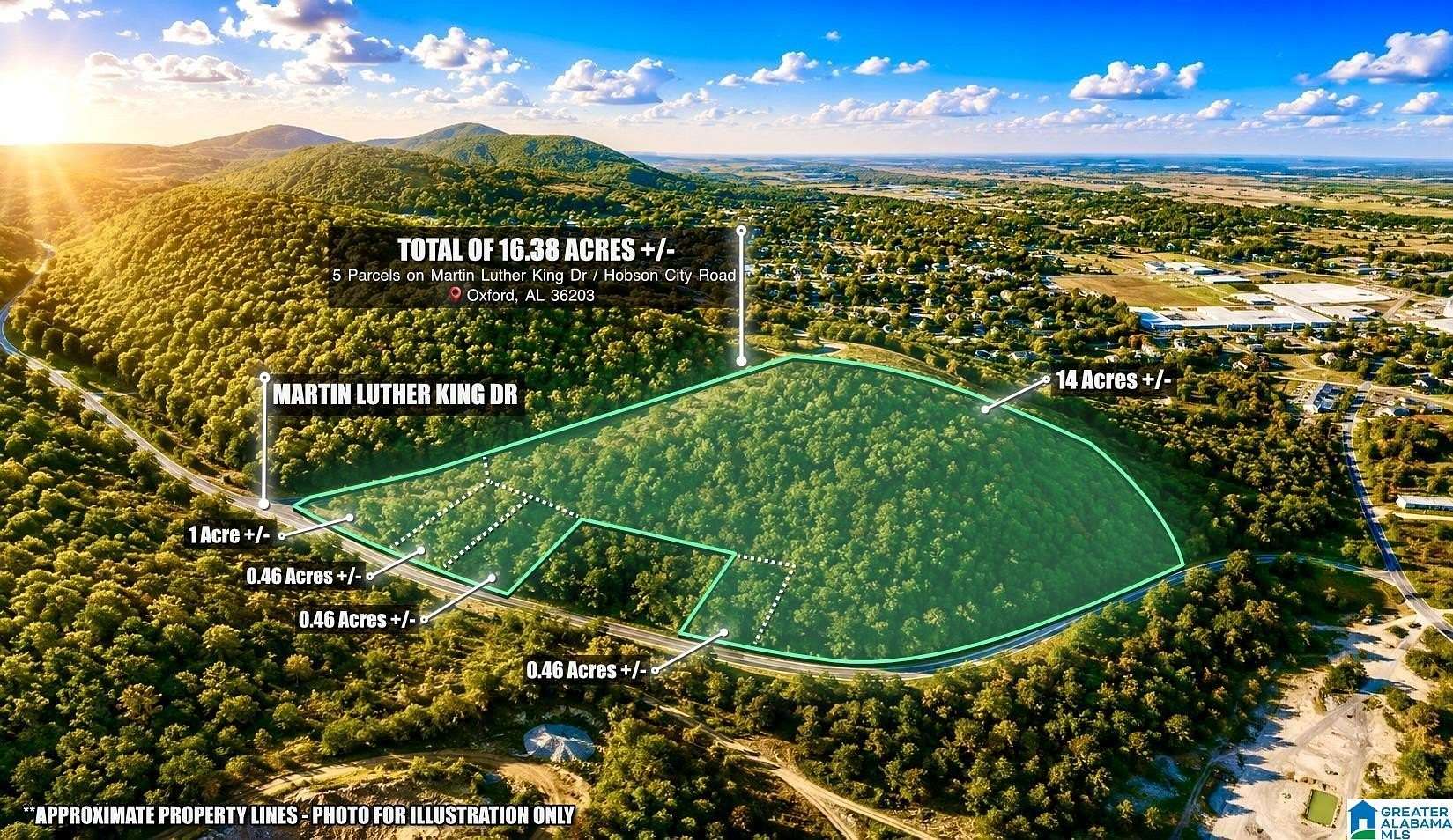 15 Acres of Land for Sale in Oxford, Alabama