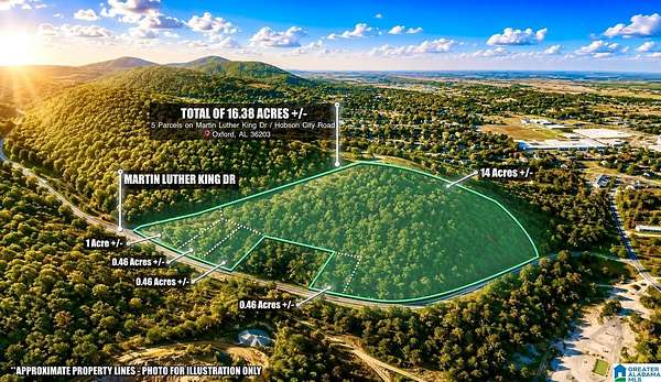 15 Acres of Land for Sale in Oxford, Alabama