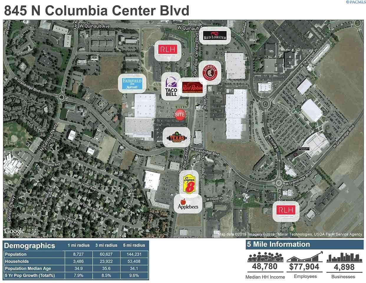 0.1 Acres of Commercial Land for Lease in Kennewick, Washington