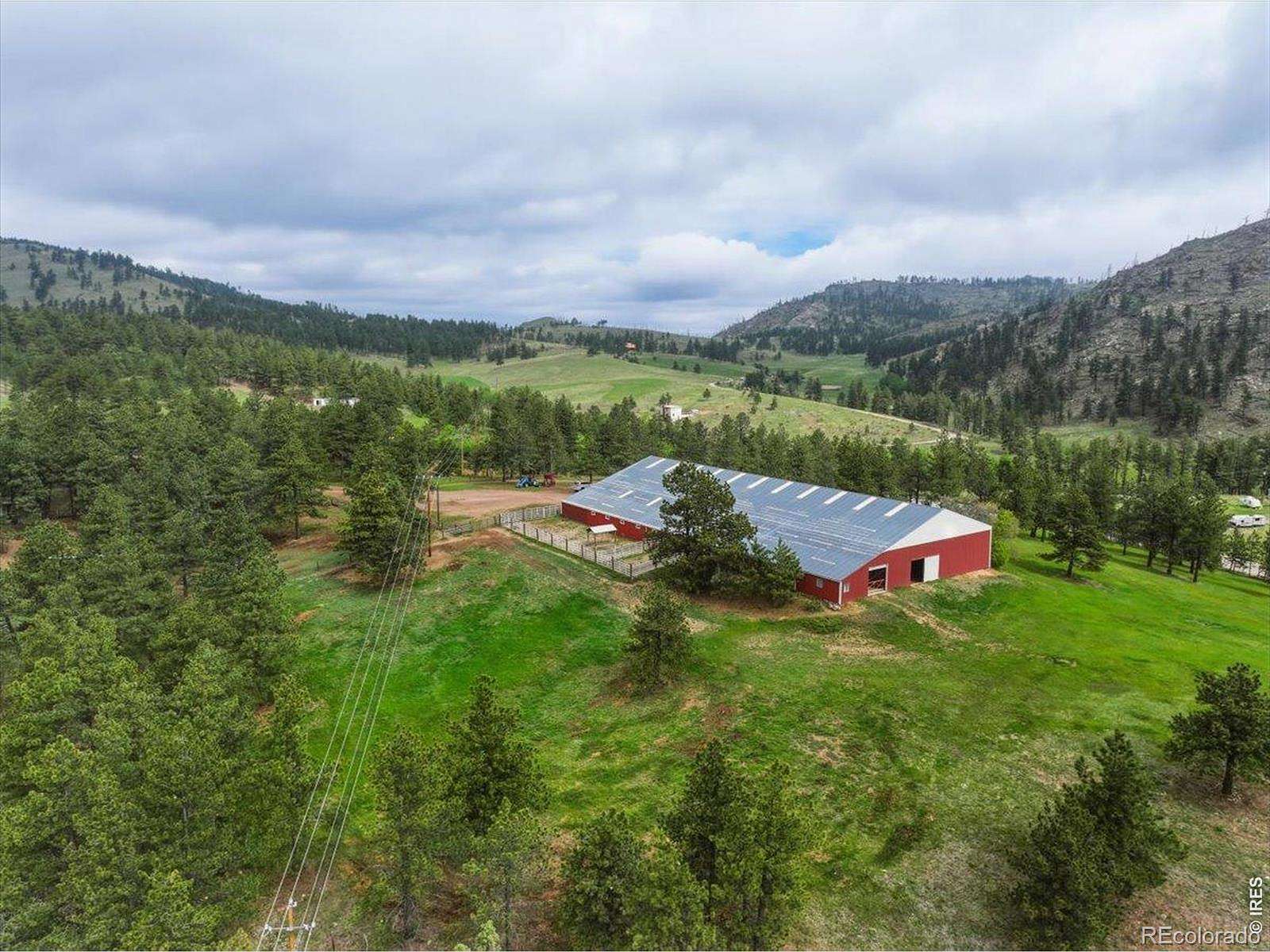 16 Acres of Land with Home for Sale in Bellvue, Colorado