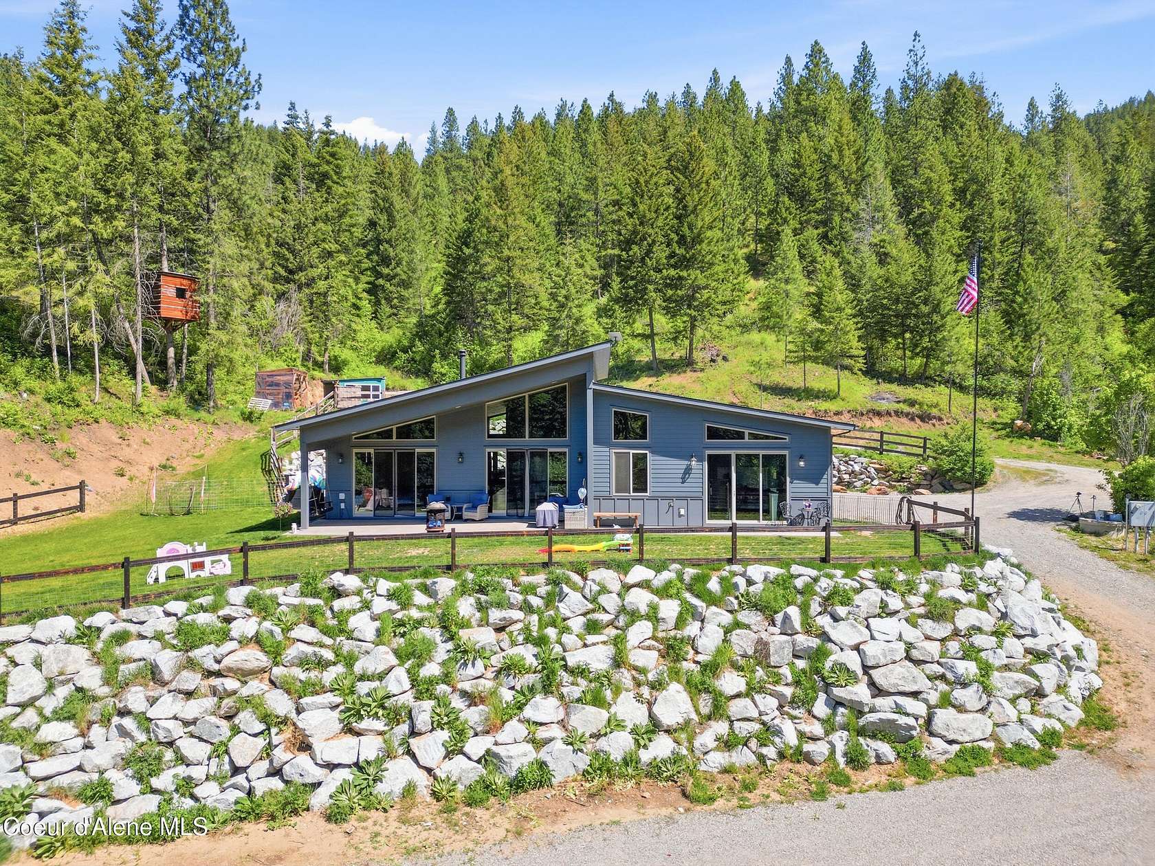 40 Acres of Land with Home for Sale in Blanchard, Idaho