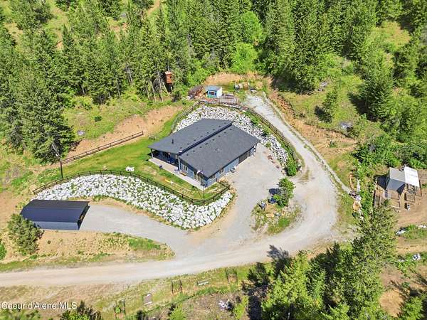 40 Acres of Land with Home for Sale in Blanchard, Idaho
