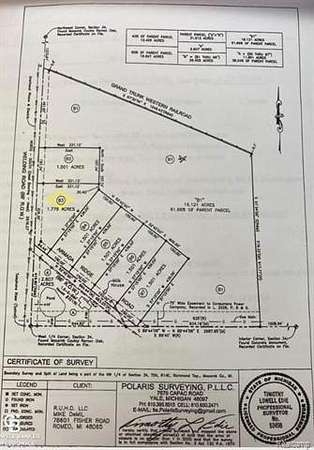 1.78 Acres of Residential Land for Sale in Richmond Township, Michigan