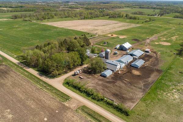 159 Acres of Agricultural Land with Home for Sale in Eagle Bend, Minnesota