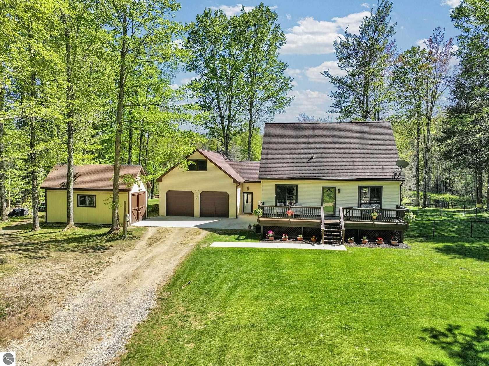 4.5 Acres of Land with Home for Sale in Cadillac, Michigan