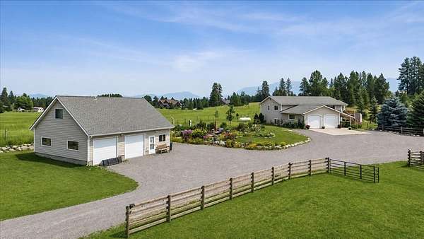 5 Acres of Land with Home for Sale in Kalispell, Montana