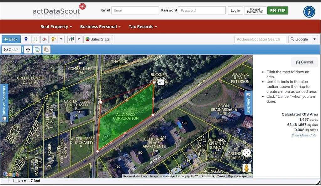 1.4 Acres of Commercial Land for Sale in Homer, Louisiana