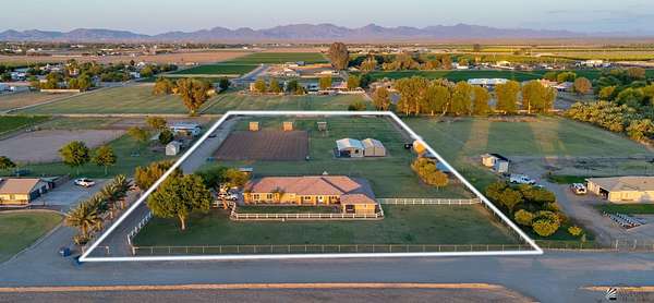 3.76 Acres of Land with Home for Sale in Yuma, Arizona