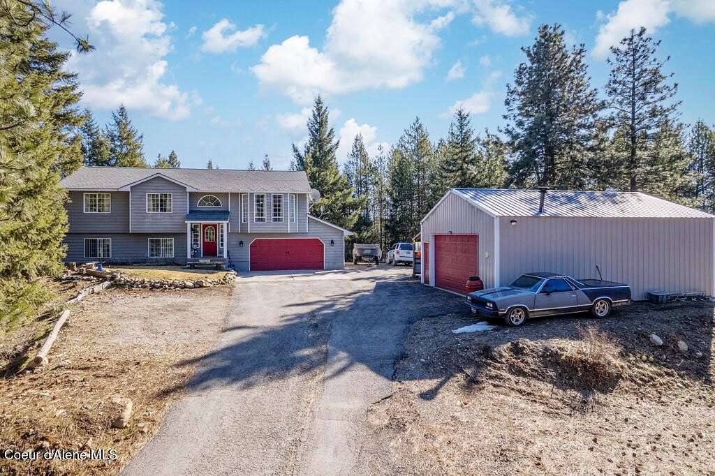 10.2 Acres of Land with Home for Sale in Spirit Lake, Idaho