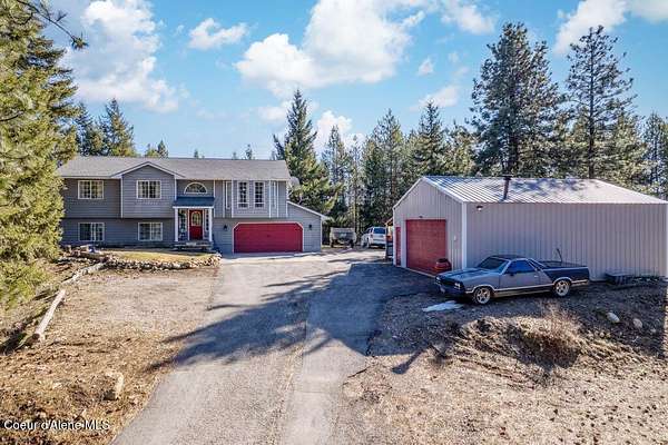 10.2 Acres of Land with Home for Sale in Spirit Lake, Idaho