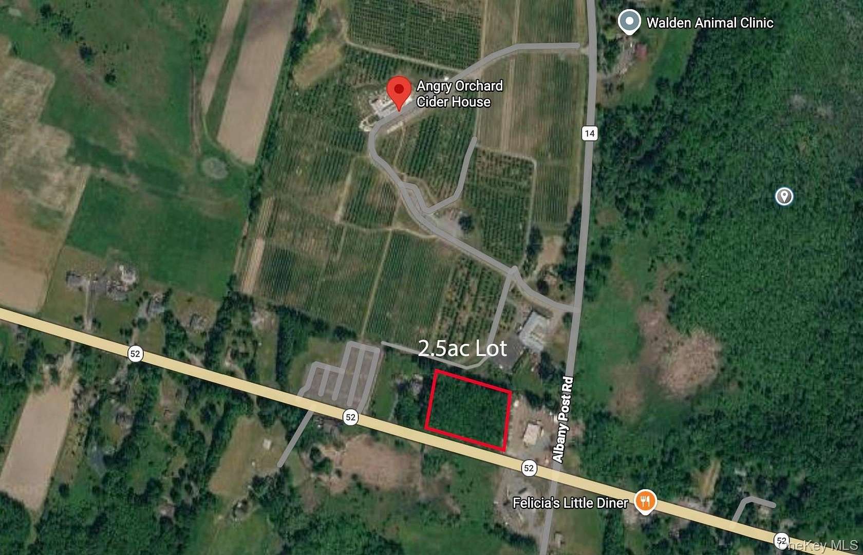 2.5 Acres of Commercial Land for Sale in Walden, New York