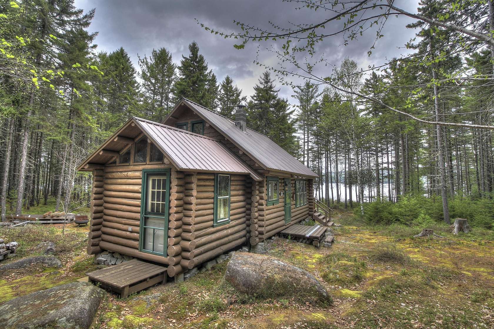 20.5 Acres of Recreational Land with Home for Sale in Rangeley, Maine