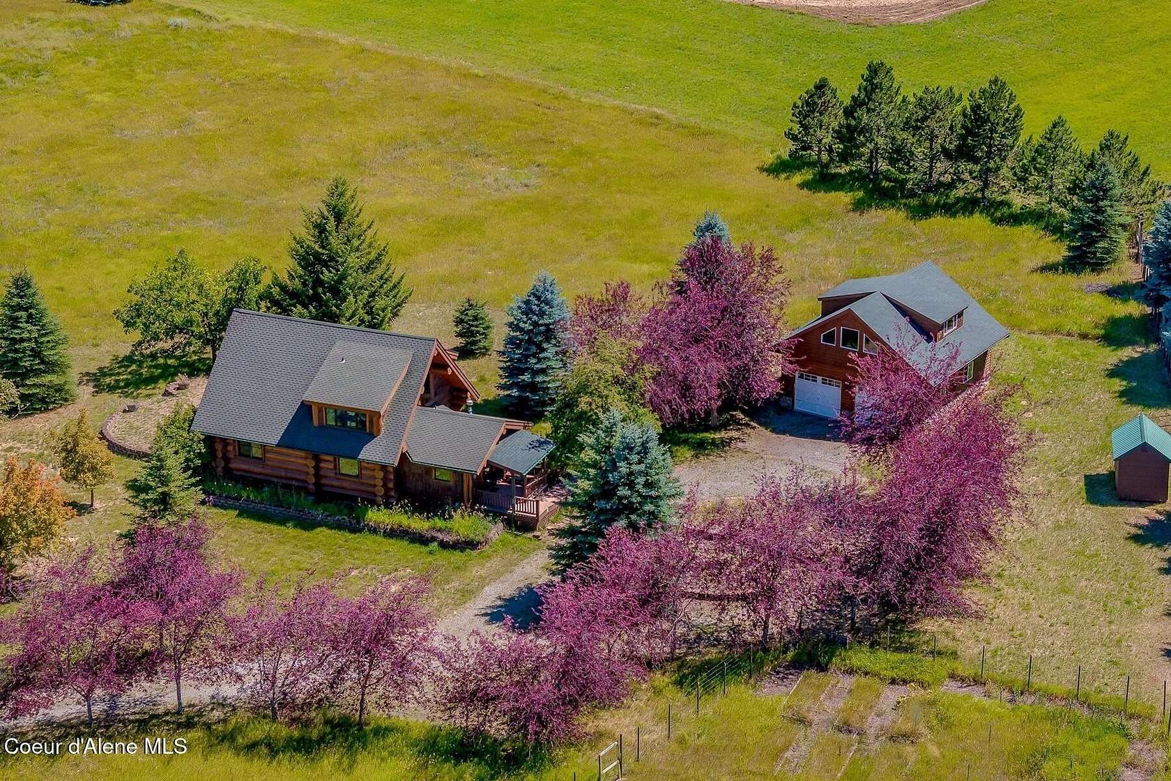 7.74 Acres of Land with Home for Sale in Moyie Springs, Idaho