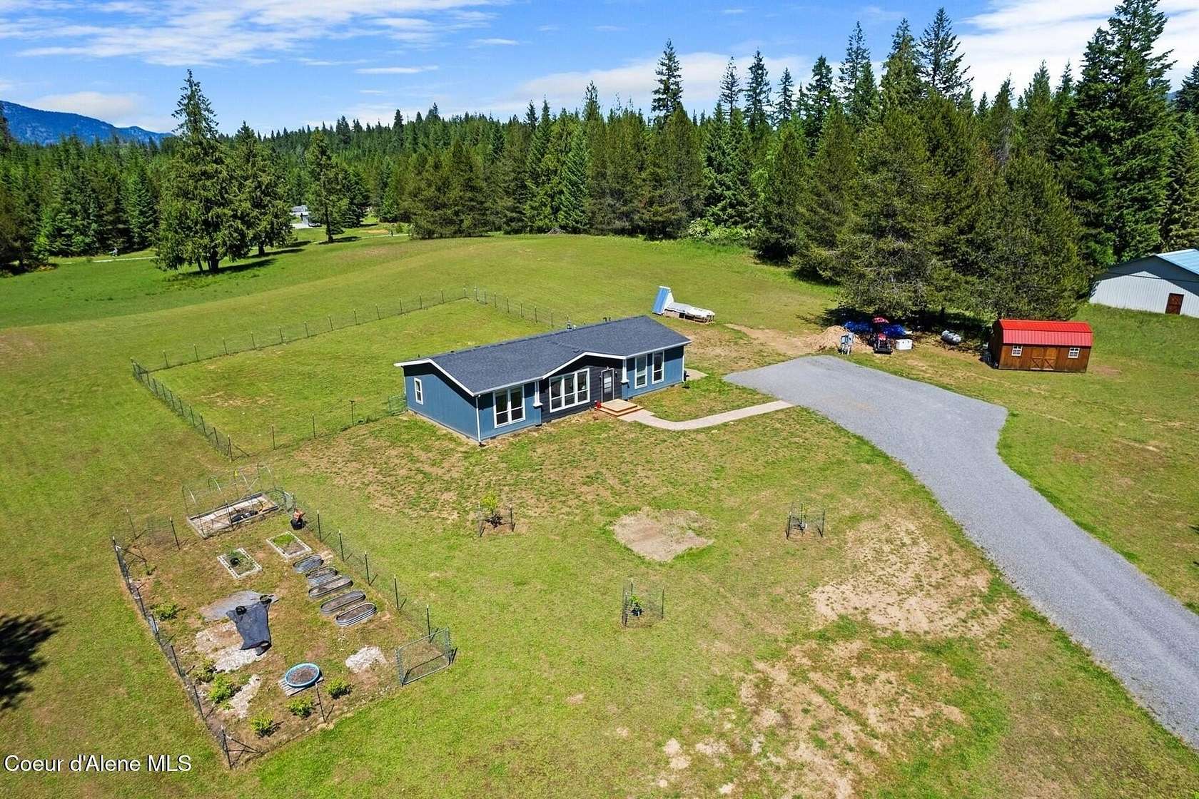 5 Acres of Land with Home for Sale in Sagle, Idaho