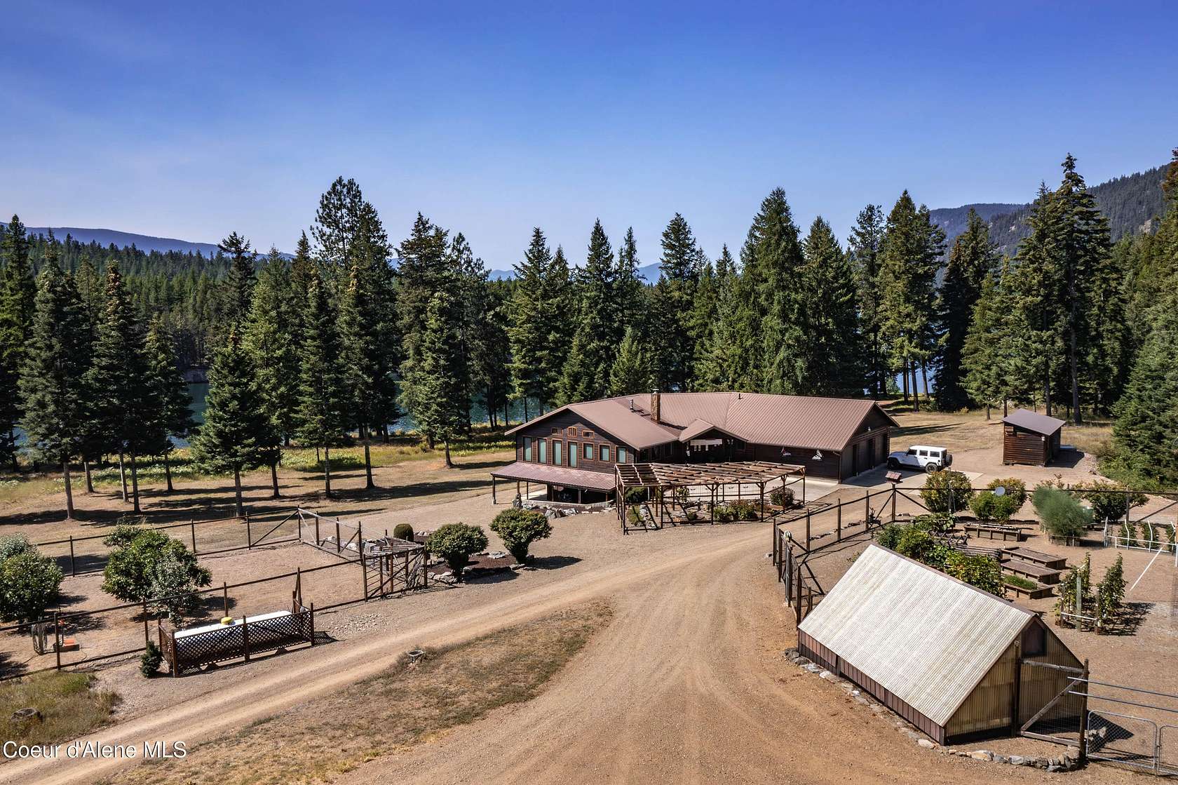60.5 Acres of Recreational Land with Home for Sale in Thompson Falls, Montana