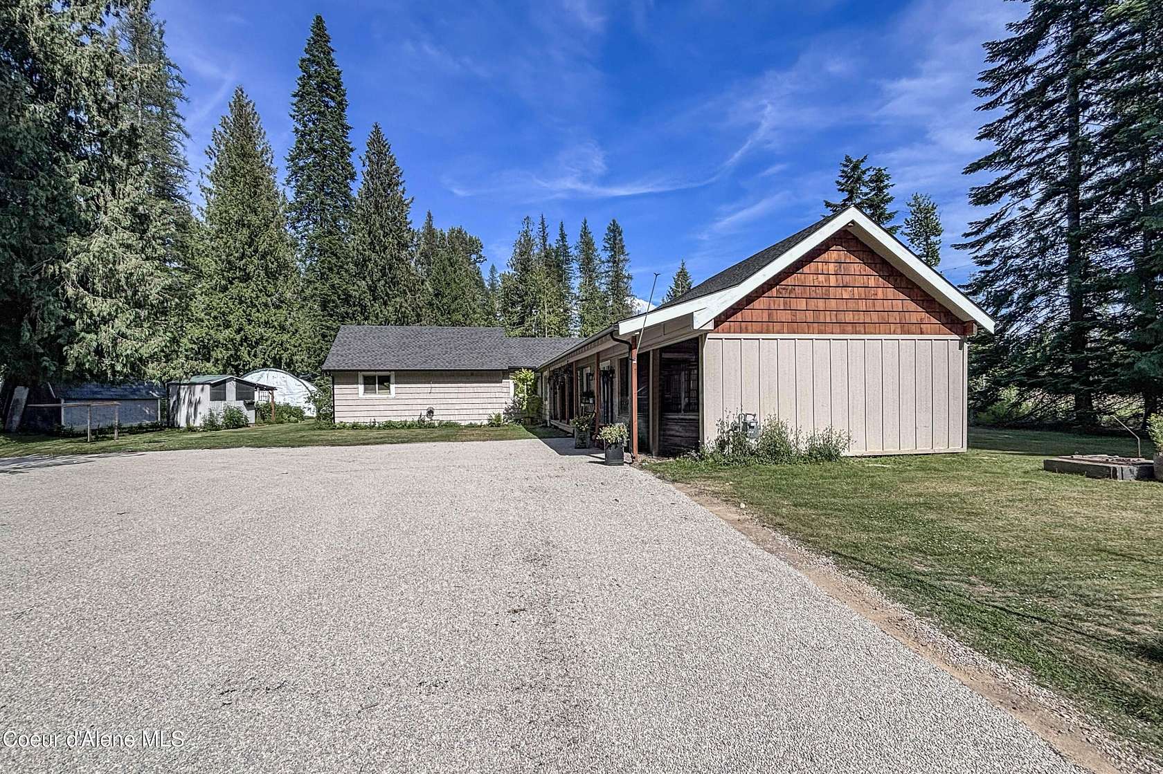 6.73 Acres of Land with Home for Sale in Ponderay, Idaho