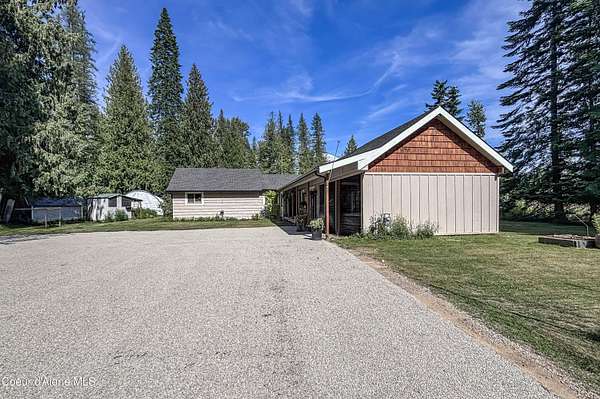 6.73 Acres of Land with Home for Sale in Ponderay, Idaho