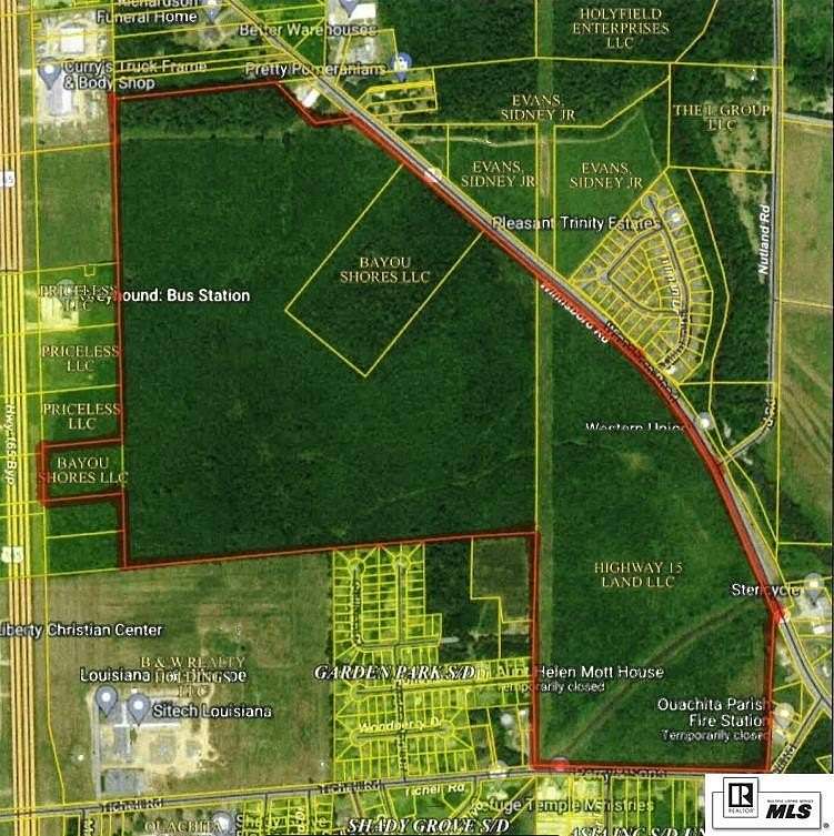 208 Acres of Land for Sale in Monroe, Louisiana