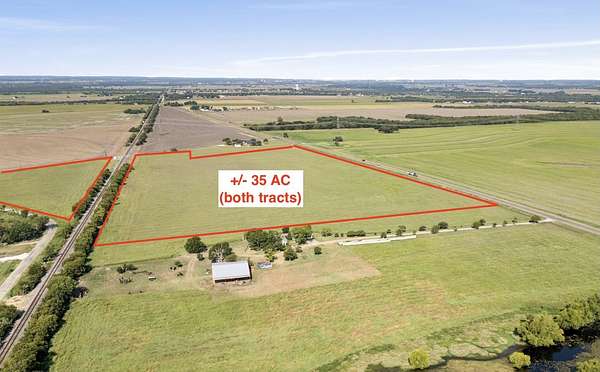 35 Acres of Agricultural & Residential Land for Sale in Ennis, Texas