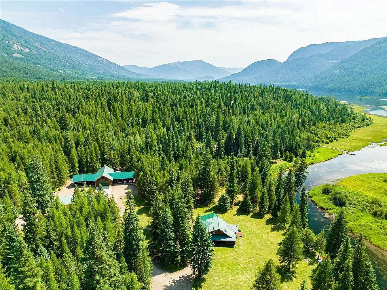 10.6 Acres of Recreational Land with Home for Sale in Troy, Montana