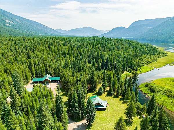 10.6 Acres of Recreational Land with Home for Sale in Troy, Montana