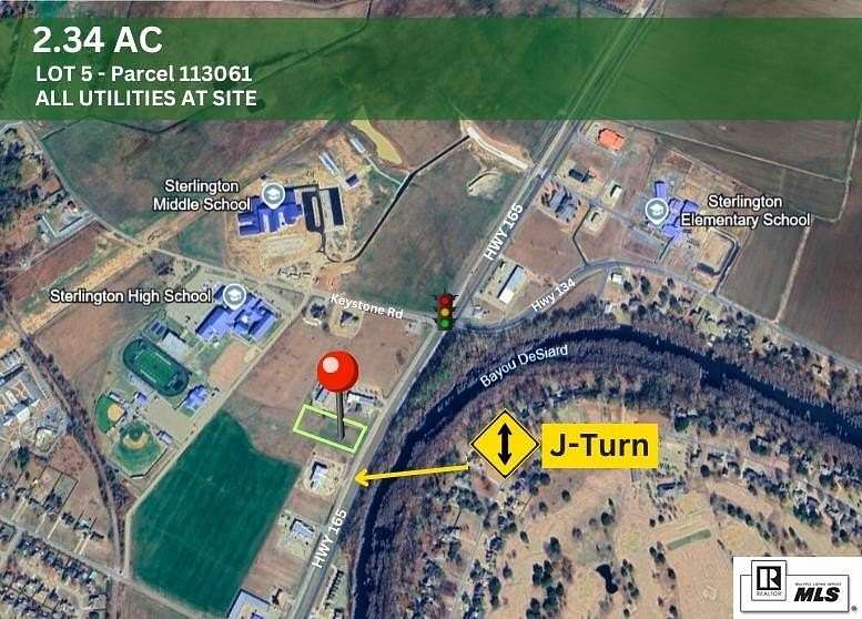 2.34 Acres of Commercial Land for Sale in Monroe, Louisiana