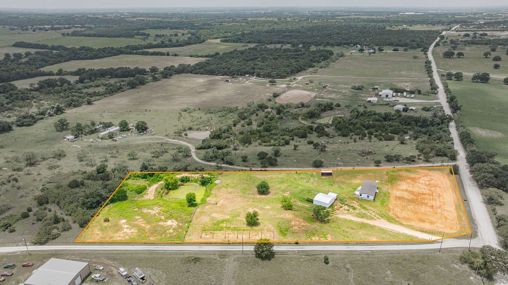 5 Acres of Land with Home for Sale in Stephenville, Texas