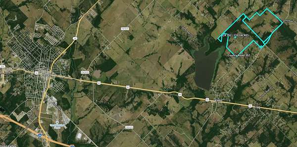 1,334 Acres of Land for Sale in Terrell, Texas