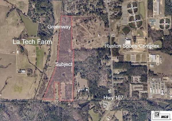 91.2 Acres of Land for Sale in Ruston, Louisiana