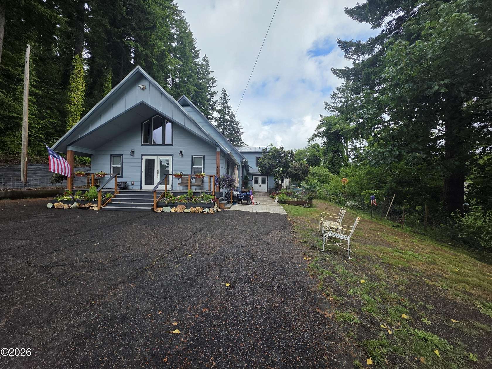 6.6 Acres of Land with Home for Sale in Toledo, Oregon