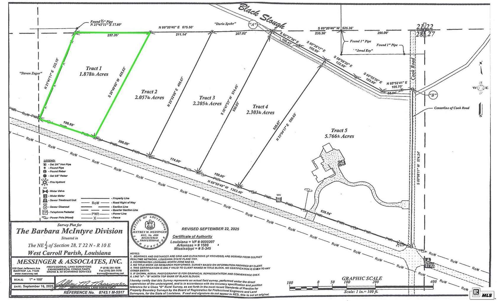 1.88 Acres of Residential Land for Sale in Oak Grove, Louisiana