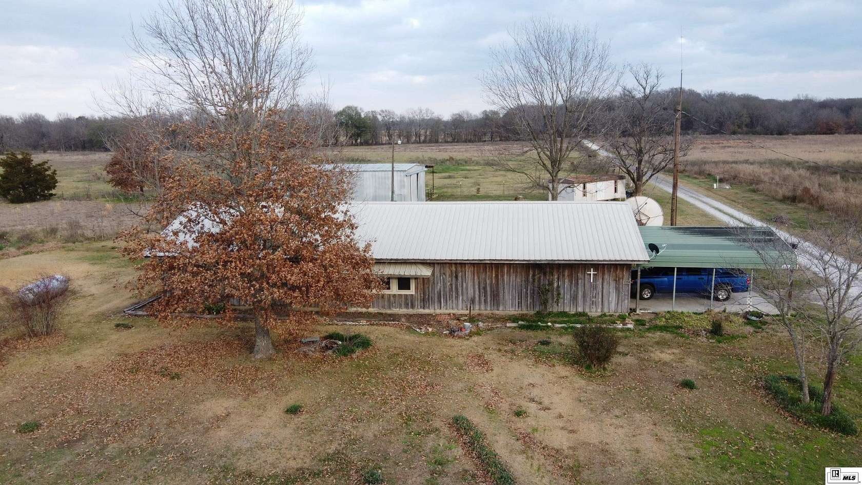 20 Acres of Agricultural Land with Home for Sale in Oak Grove, Louisiana
