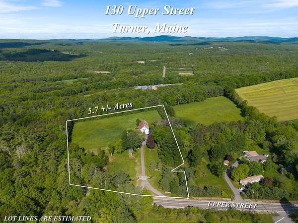 5.72 Acres of Land with Home for Sale in Turner, Maine