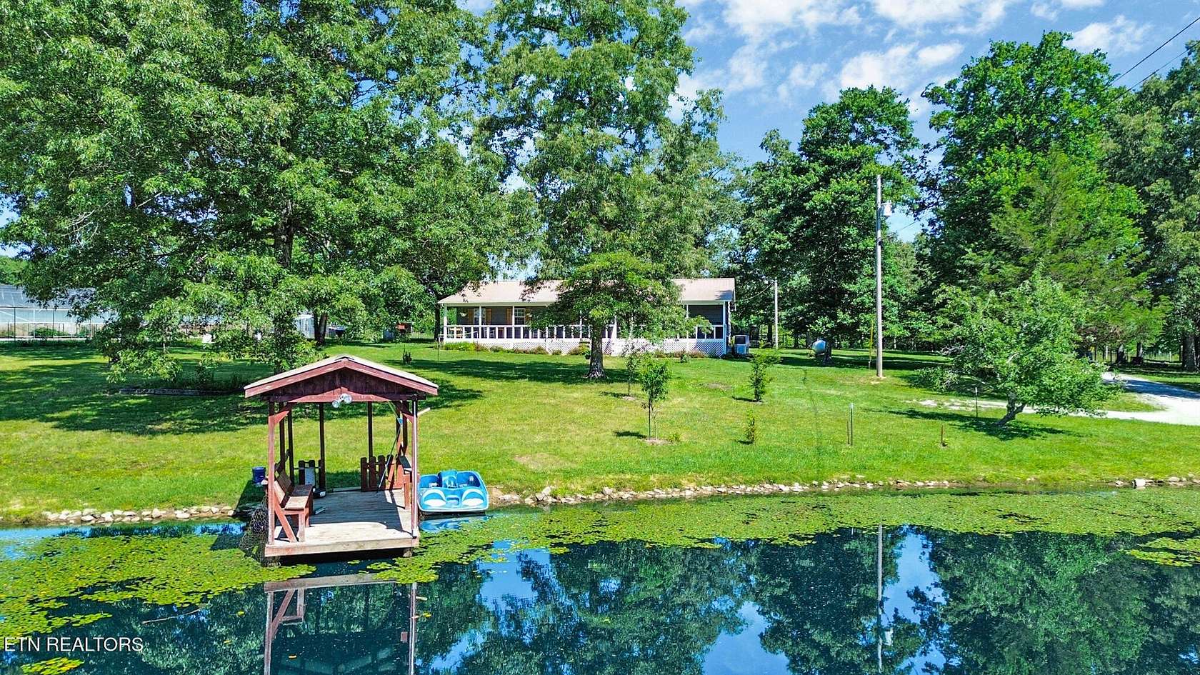 9 Acres of Land with Home for Sale in Lancing, Tennessee