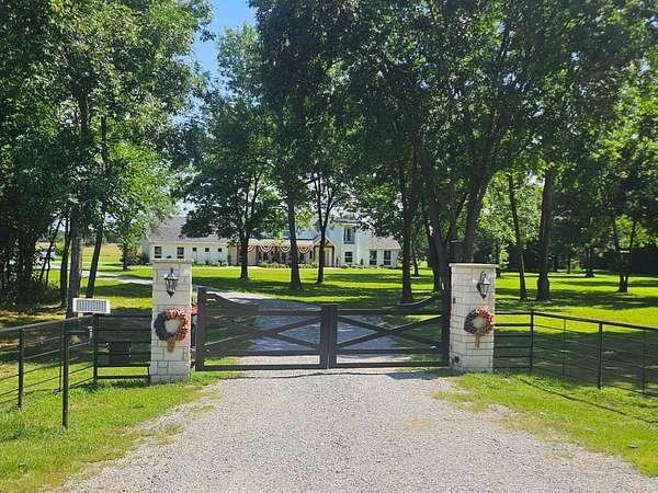 11.7 Acres of Land with Home for Sale in Celeste, Texas